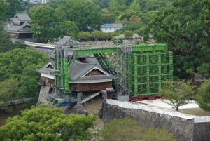 震災後5か月の熊本城①