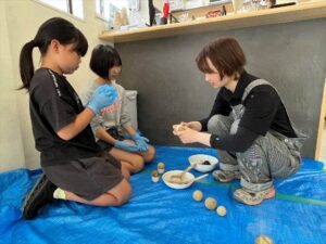 子供との光る泥団子作り